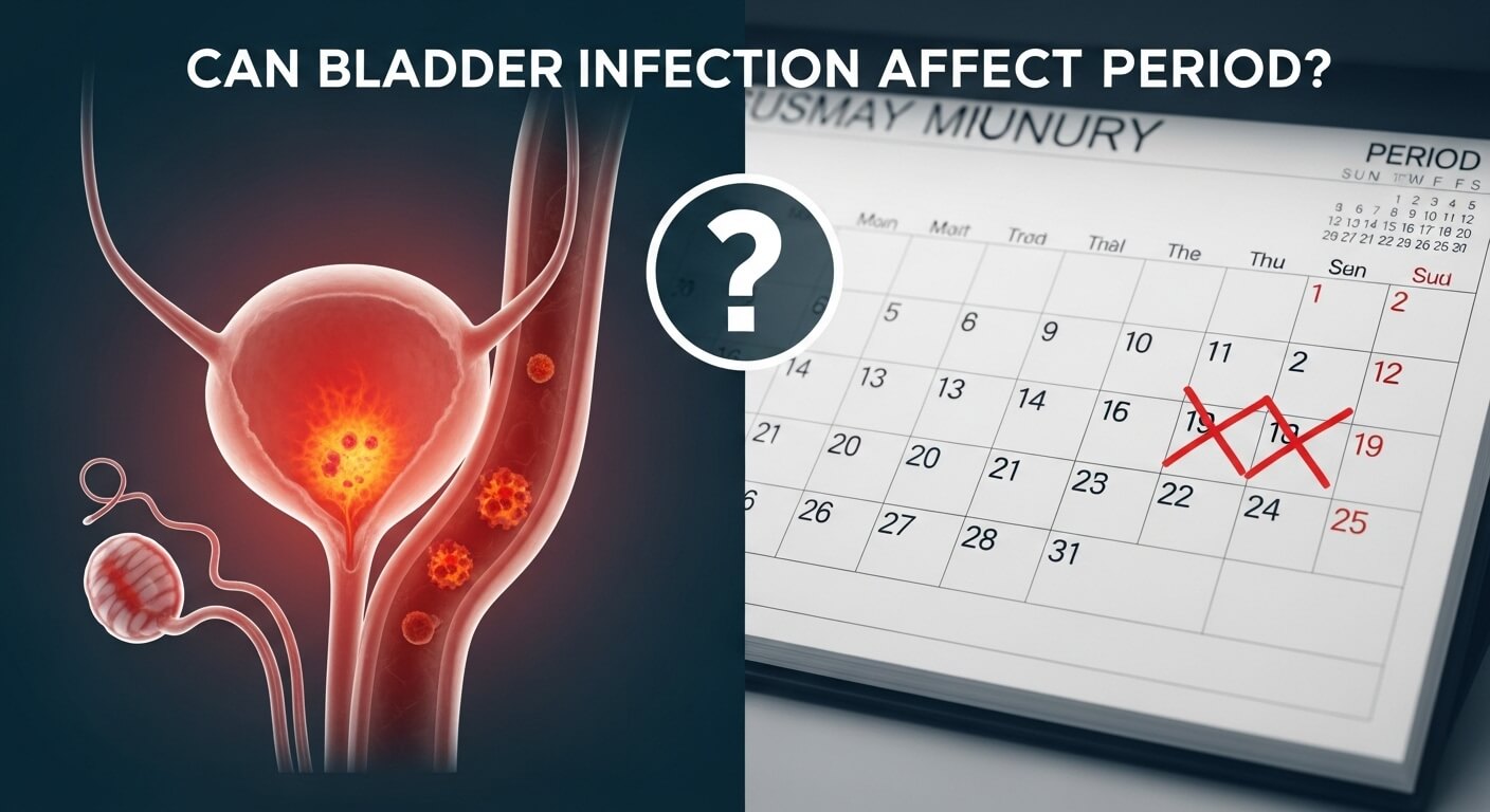 can bladder infection affect period