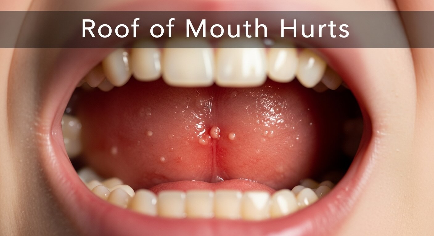 roof of mouth hurts