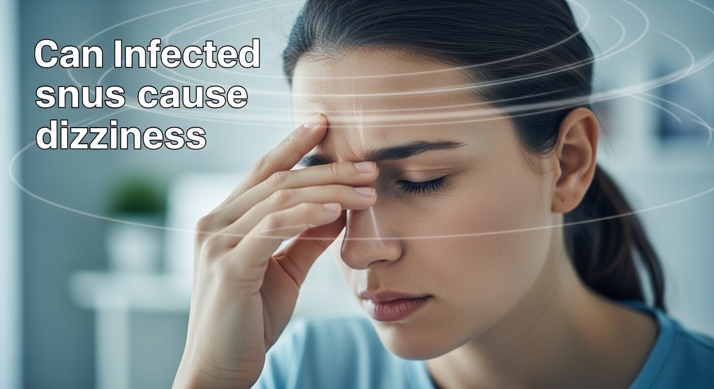can infected sinus cause dizziness
