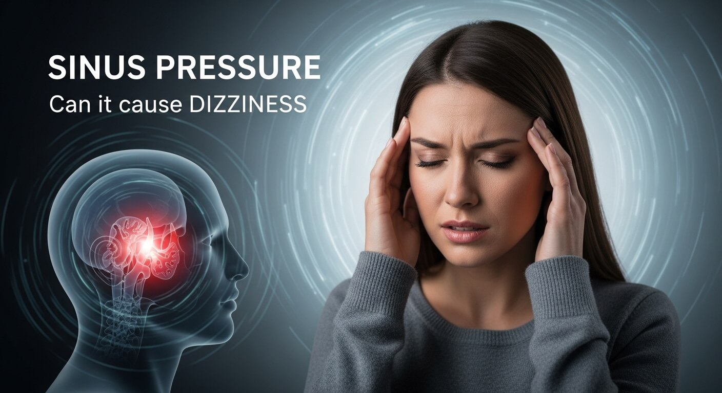can sinus pressure cause dizziness
