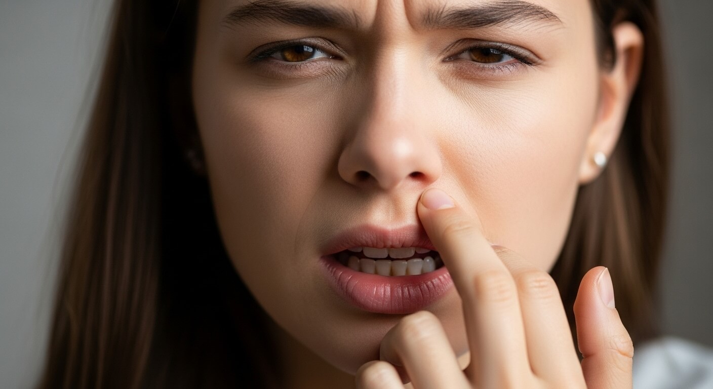 top of mouth hurts
